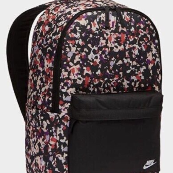 Nike Backpack Heritage 2.0 Printed School Gym Travel Bag - Picture 2 of 4
